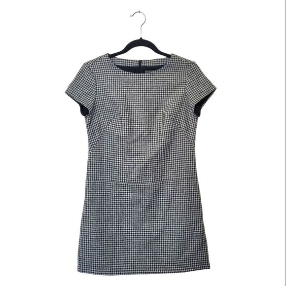 Vintage Gap Wool Houndstooth Shift Dress - Picture 1 of 3